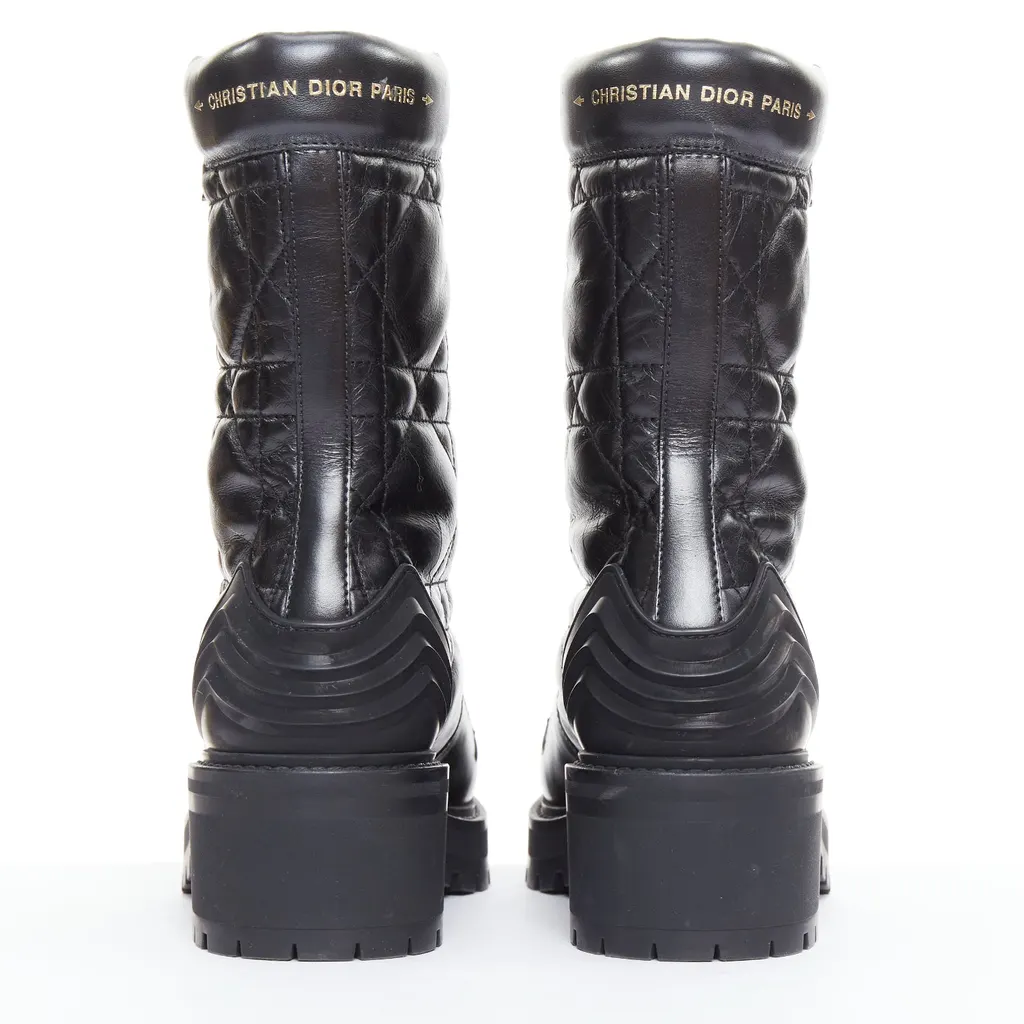 Dior D-Leader Black Leather Very good - Box View