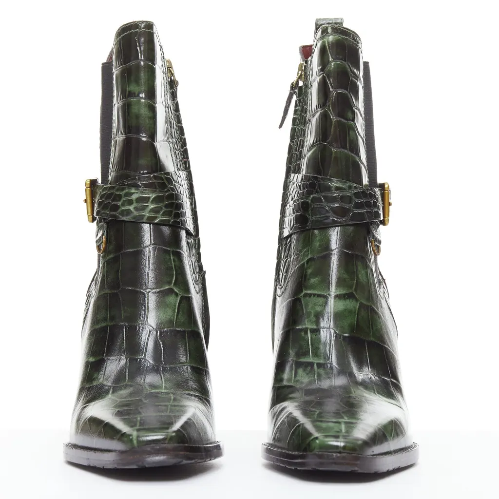 Sies Marjan Naomy 15BEC014 Green Leather Very good - Inside View