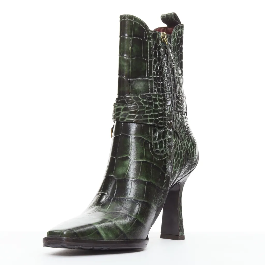 Sies Marjan Naomy 15BEC014 Green Leather Very good - Model View