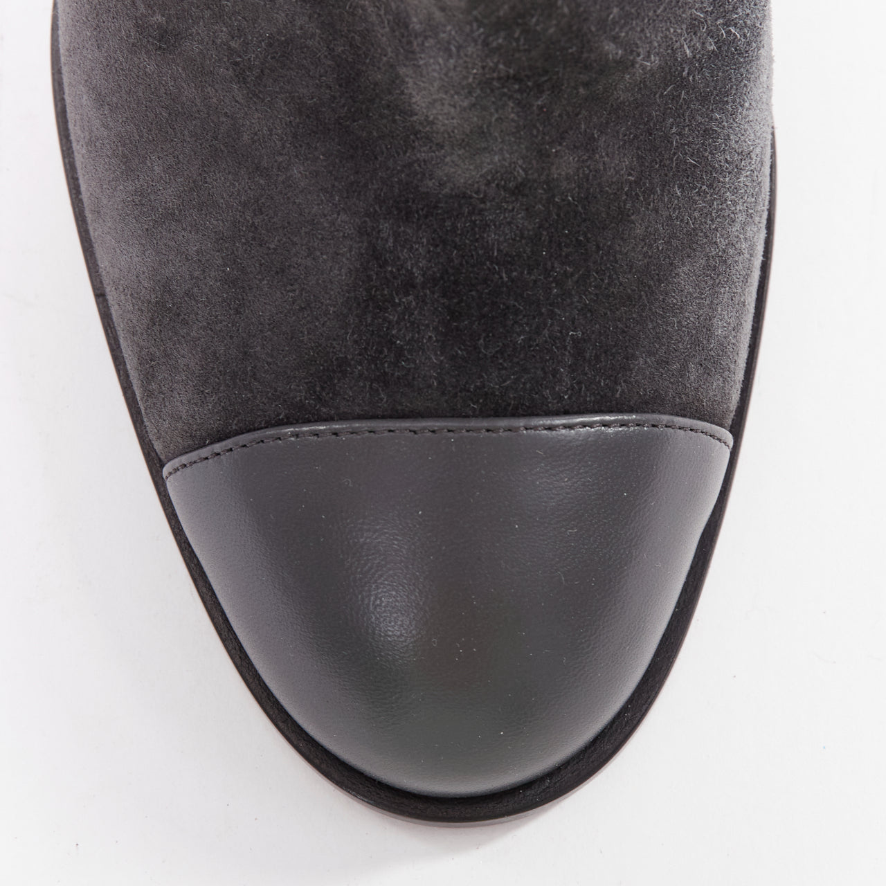 Chanel Fabric Platform Heel Boots - Detail 1