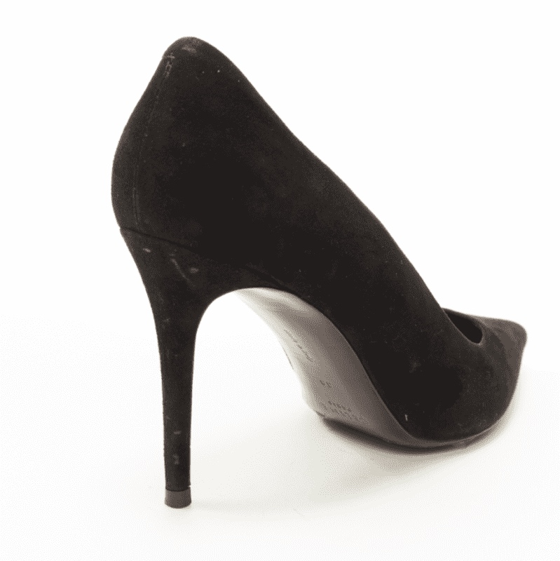 Celine Black Suede Stilettos - Image 11