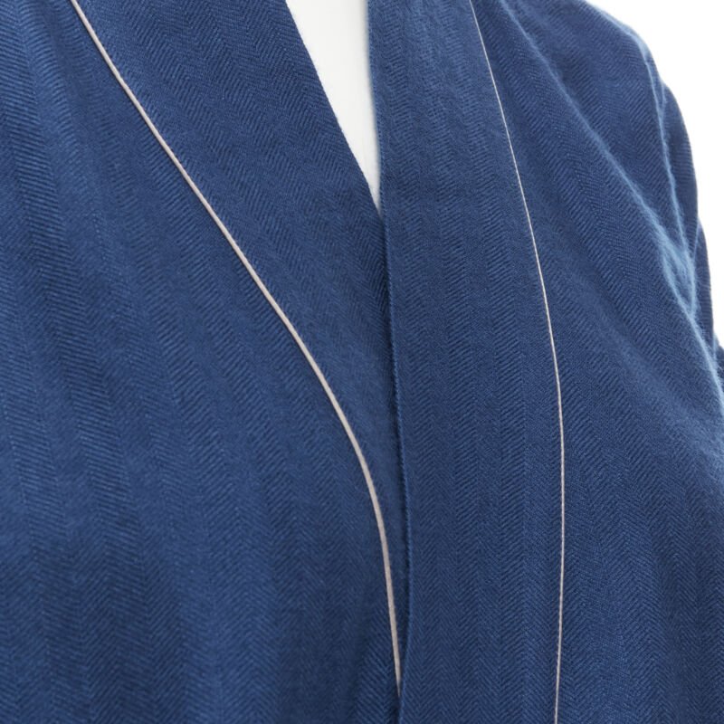 Hermès Cashmere Suede Belted Robe - Detail 2