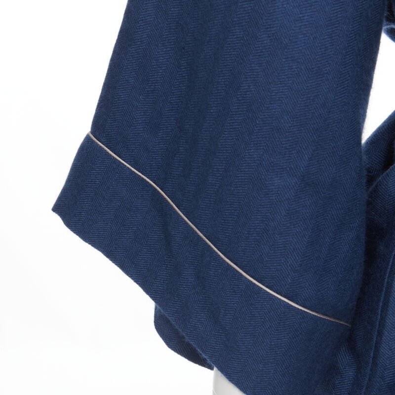 Hermès Cashmere Suede Belted Robe - Image 10