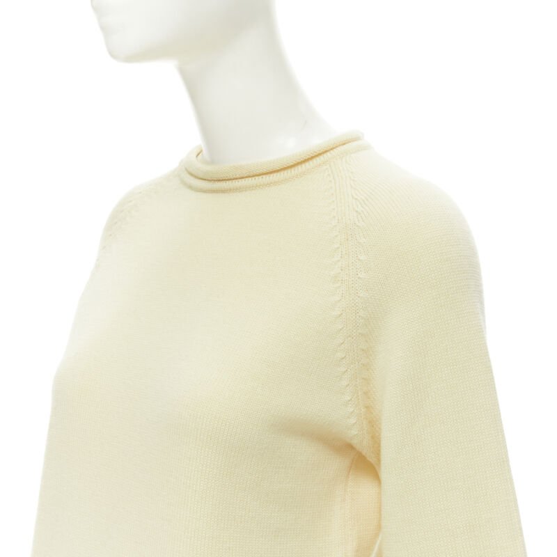 Yohji Yamamoto Rolled Edge Sweater - Back view