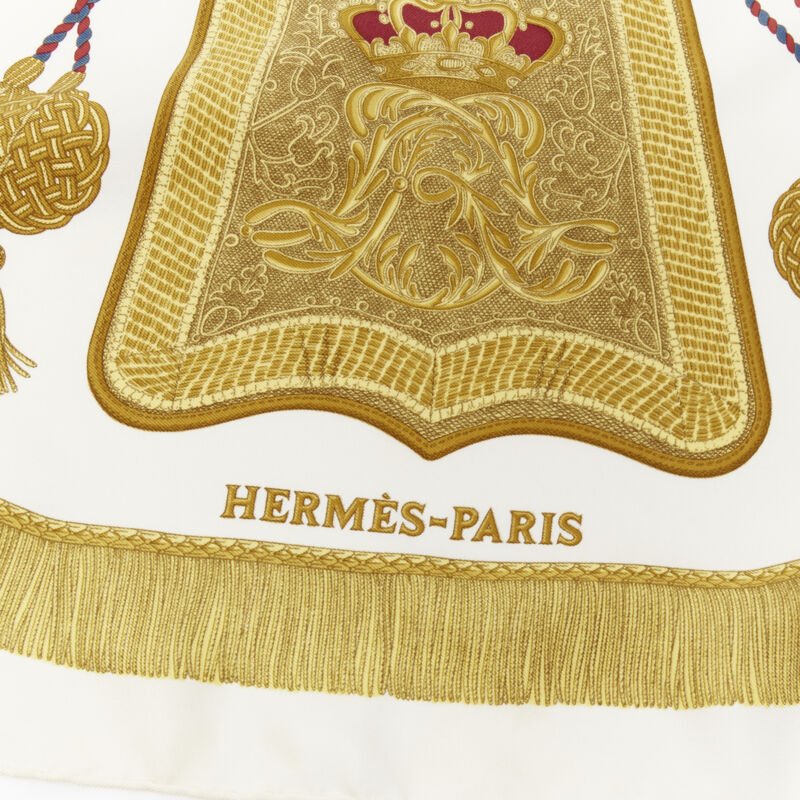 Hermès Poste Print Scarf - Detail 1