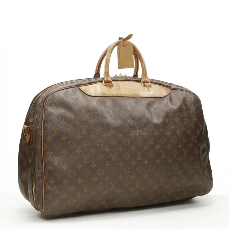 Louis Vuitton Monogram Trim Bag Brown Canvas Fair - Back View