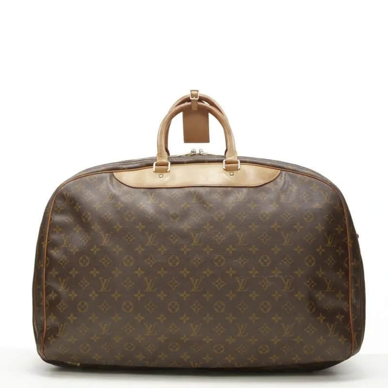 Louis Vuitton Monogram Trim Bag Brown Canvas Fair - Model View