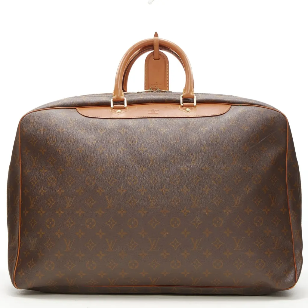 Louis Vuitton Monogram Garment Bag Brown Canvas Fair - Front View