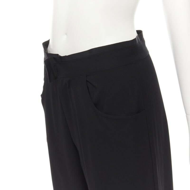 Yohji Yamamoto Wool Wide Pants - Back view