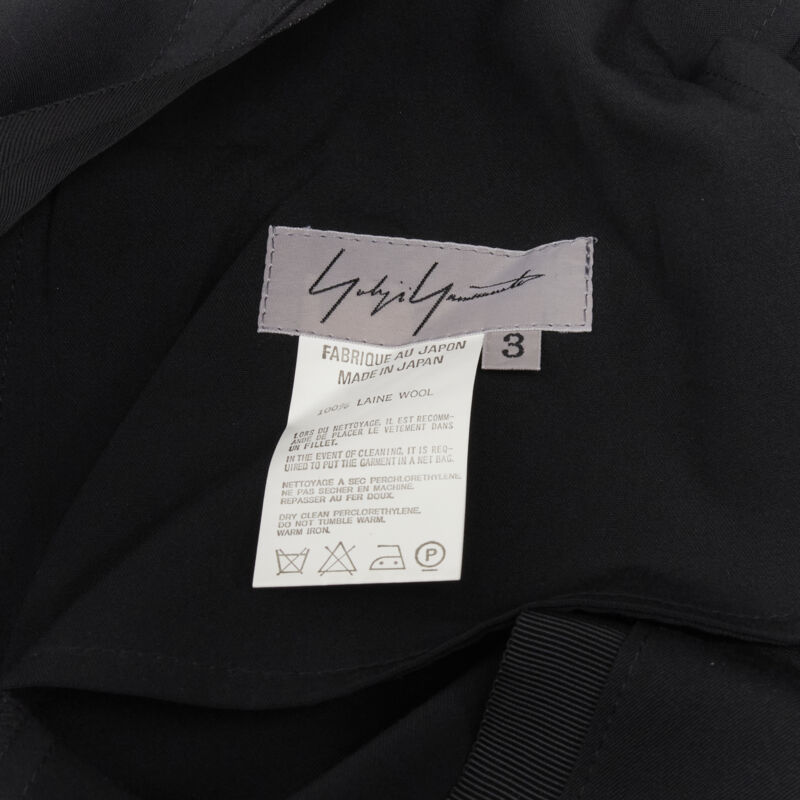 Yohji Yamamoto Wool Wide Pants - Image 10