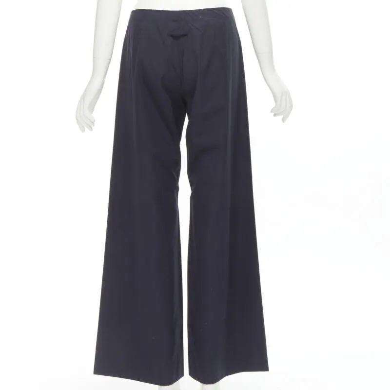 Jean Paul Gaultier Nautical Button Pants Navy Cotton Very good - Box View