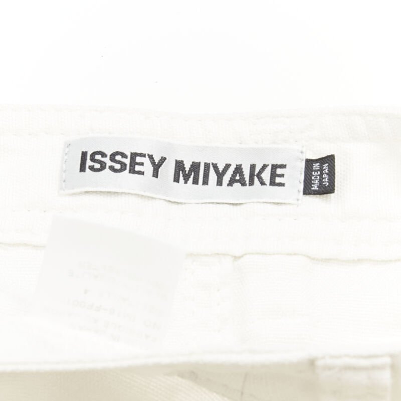 Issey Miyake White Parachute Pants - Image 10