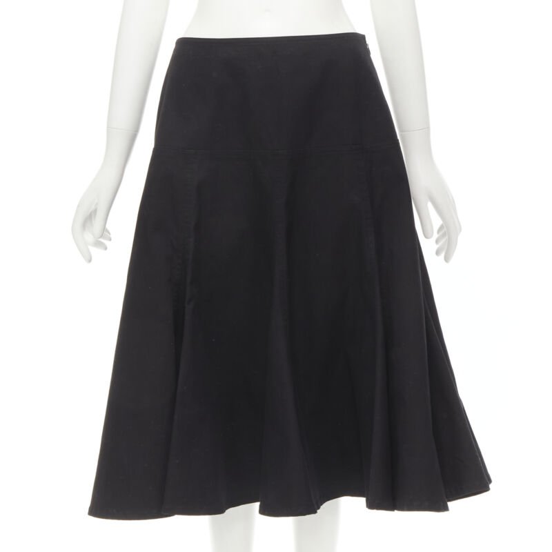 Yohji Yamamoto Flared Cotton Skirt