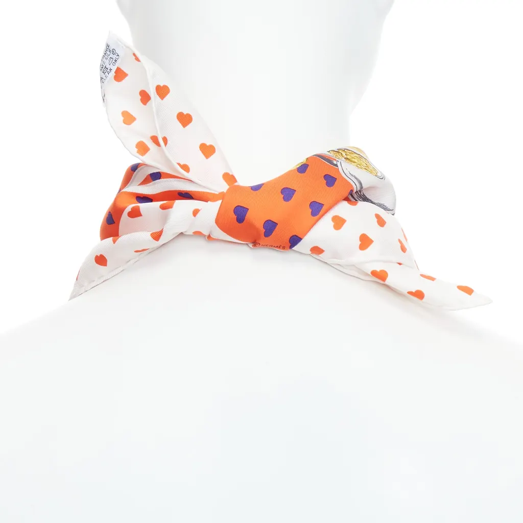 Hermès Bride de Gala Love Orange Silk Never worn - Box View