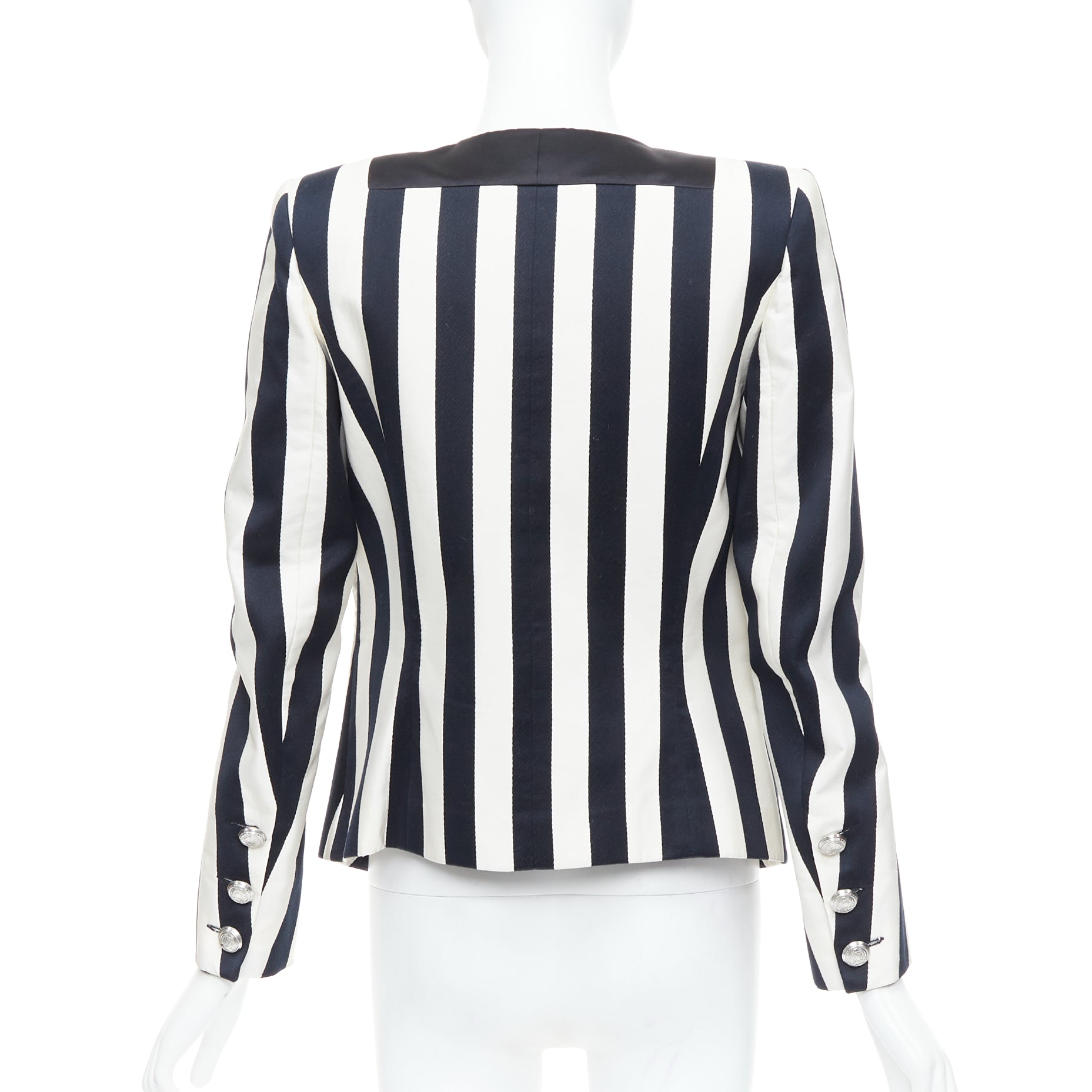 Balmain Striped Power Blazer - Side view