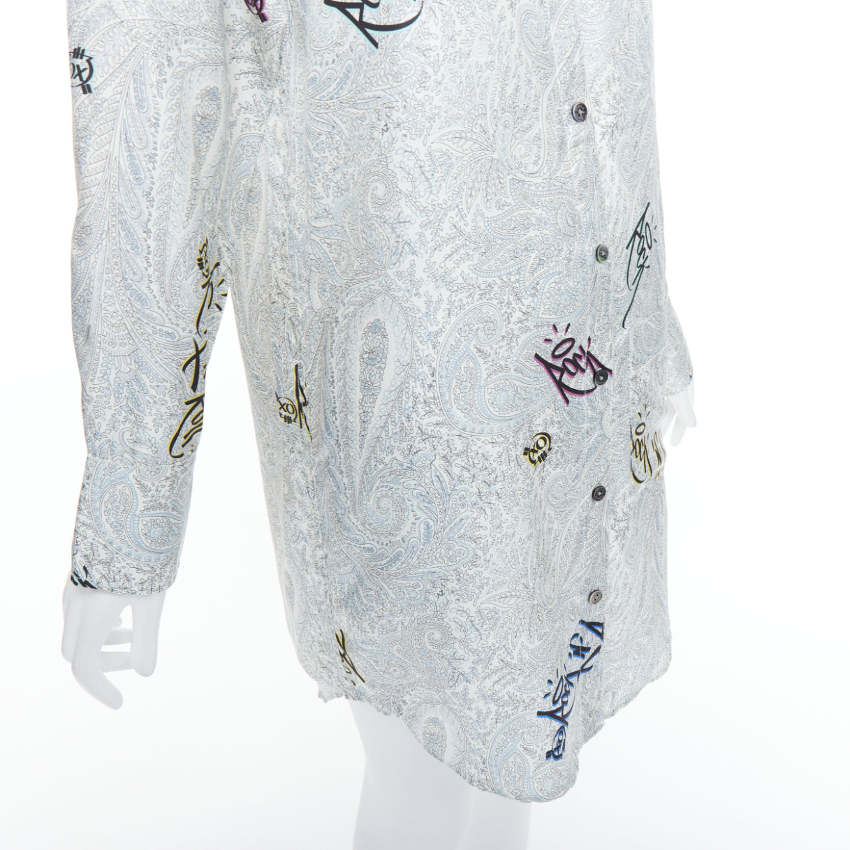 Zadig & Voltaire Paisley Shirt Dress - Back view