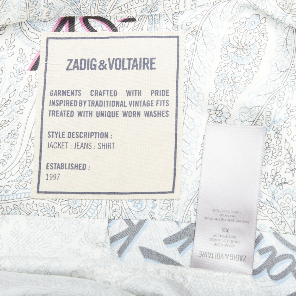 Zadig & Voltaire Paisley Shirt Dress - Image 10
