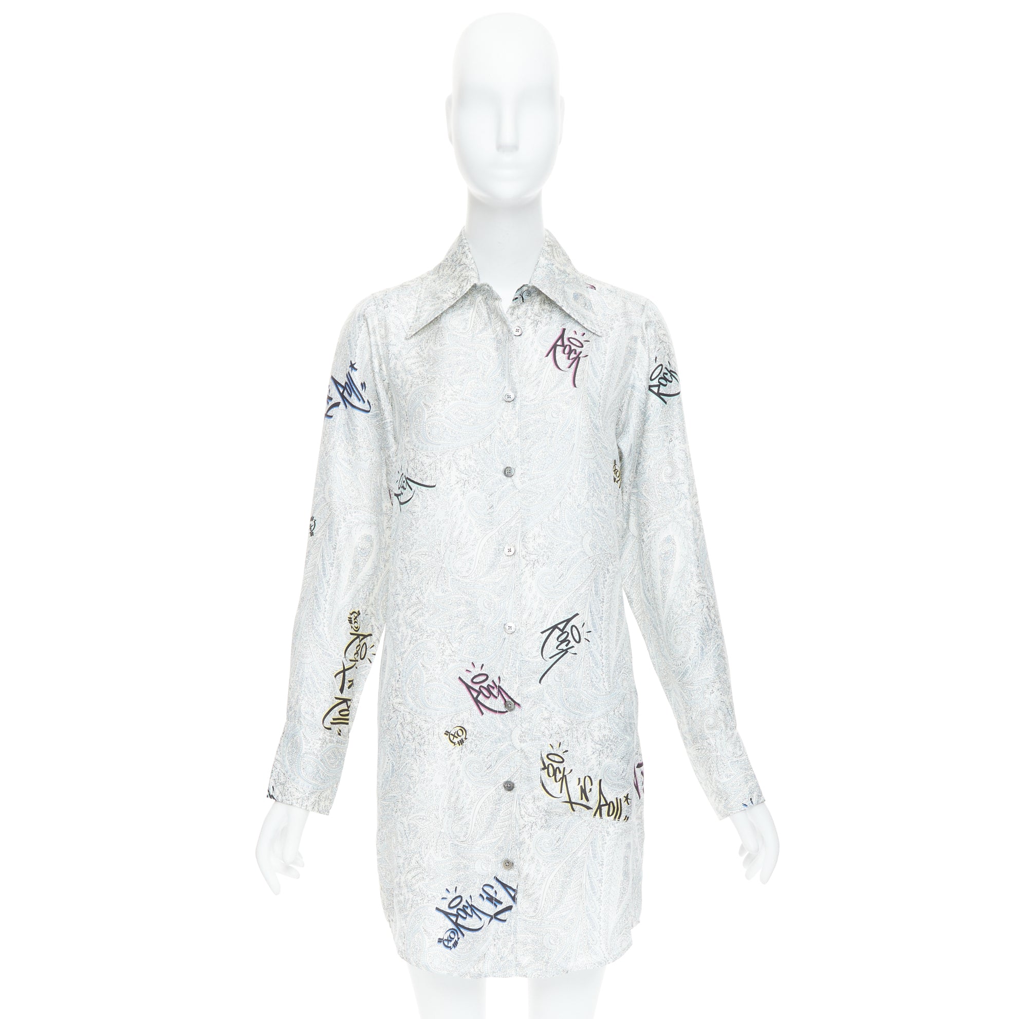 Zadig & Voltaire Paisley Shirt Dress - Image 11
