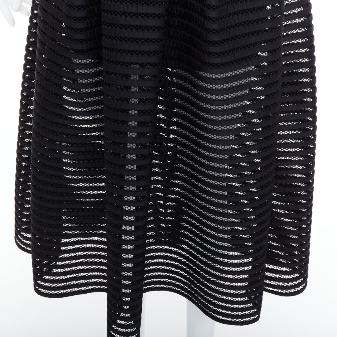 Maje Sheer Panel Dress - Back view