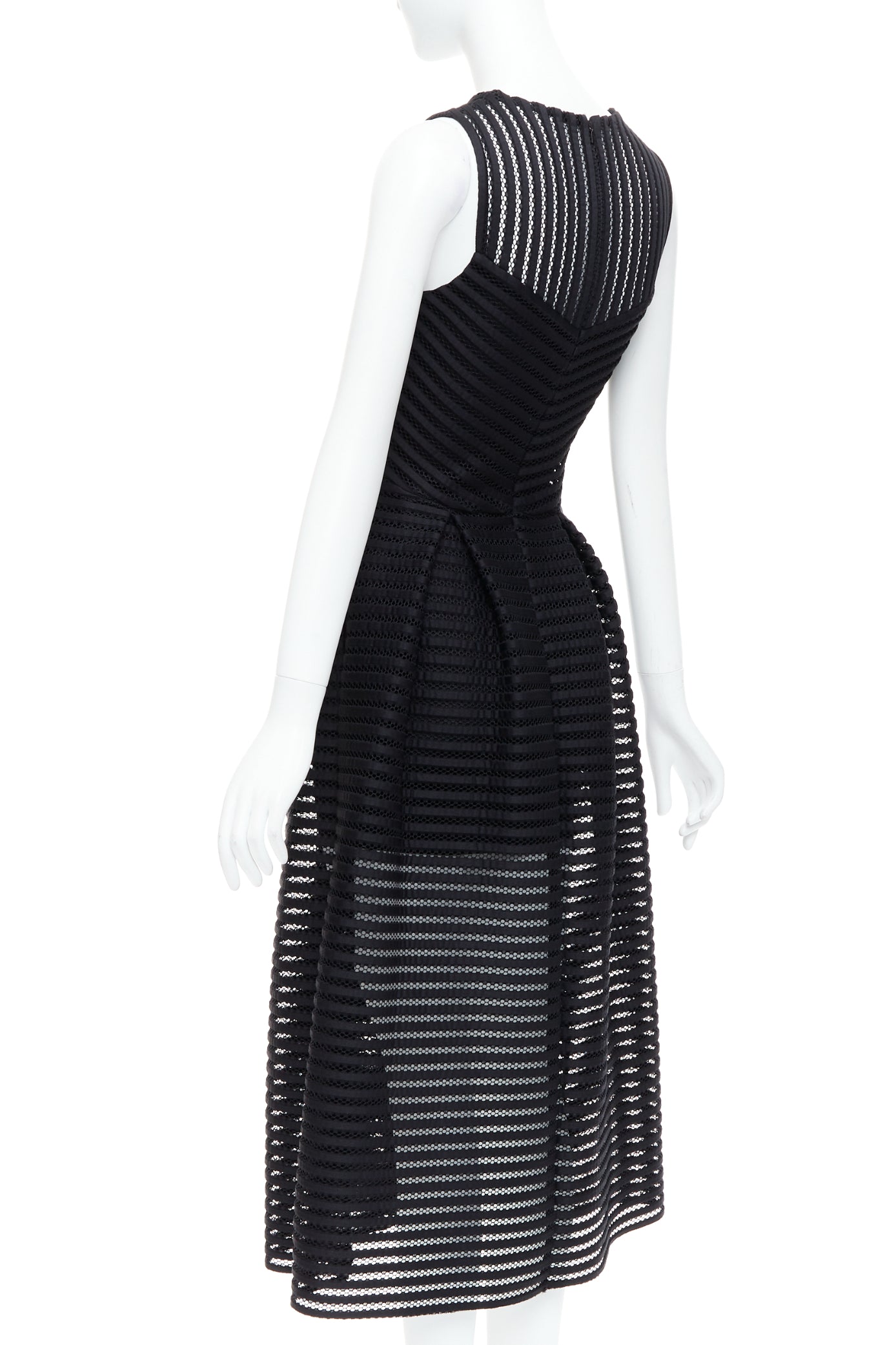 Maje Sheer Panel Dress - Detail 1