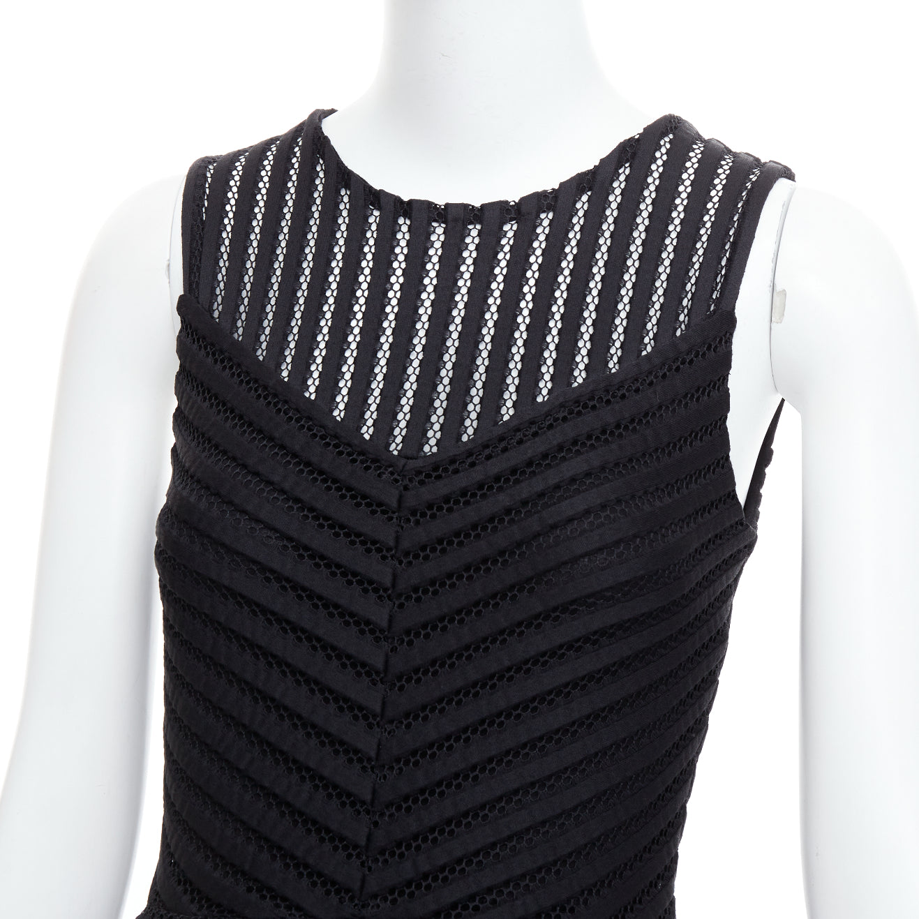 Maje Sheer Panel Dress - Detail 2