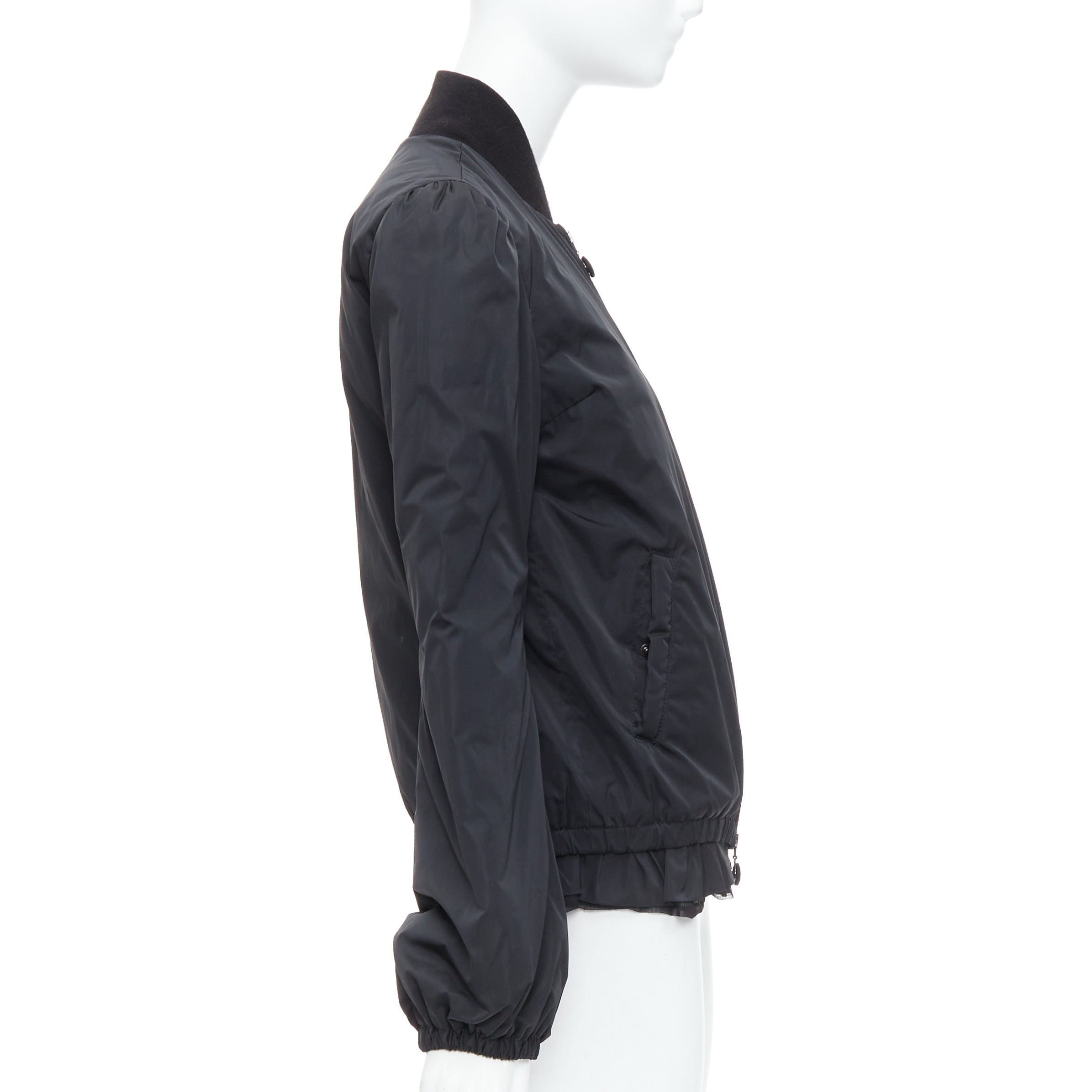 Moncler Nylon puffer bomber - Side view