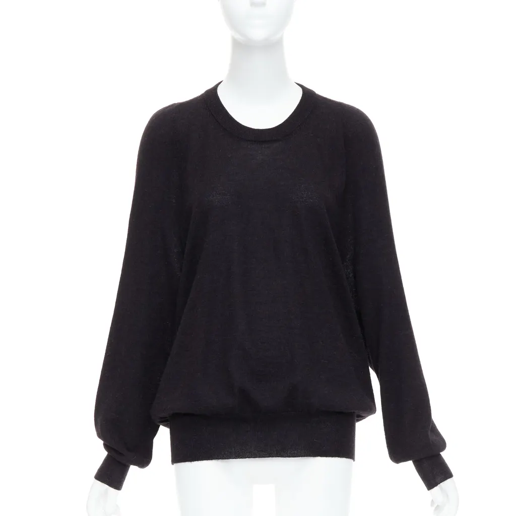 Maison Martin Margiela Oversized Alpaca Sweater Grey Polyester Never worn - Front View