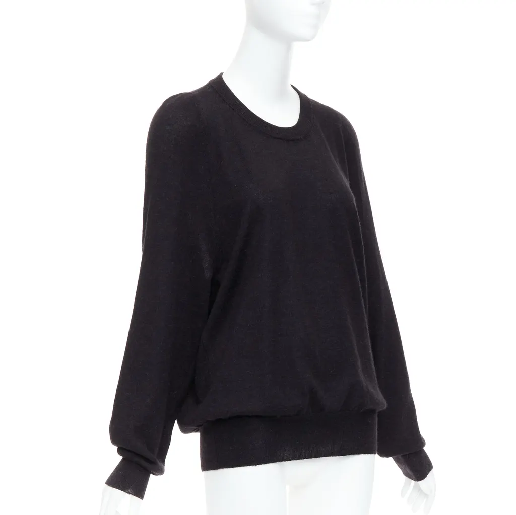 Maison Martin Margiela Oversized Alpaca Sweater Grey Polyester Never worn - Inside View
