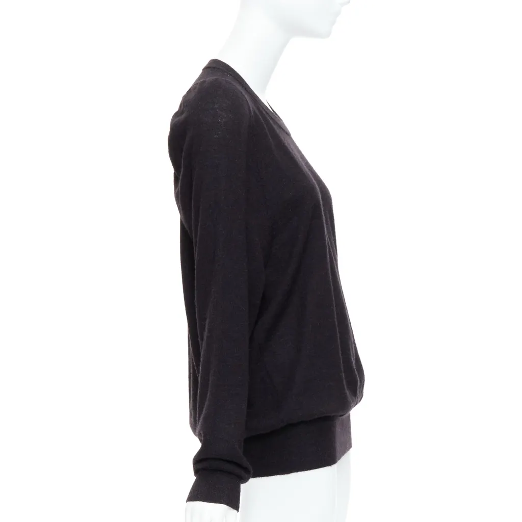 Maison Martin Margiela Oversized Alpaca Sweater Grey Polyester Never worn - Model View