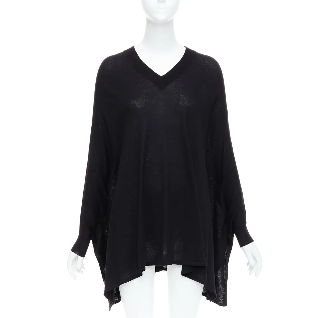 Maison Martin Margiela Batwing Pullover Sweater Grey Silk Never worn - Front View