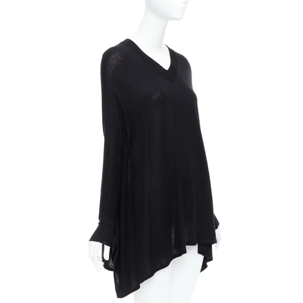 Maison Martin Margiela Batwing Pullover Sweater Grey Silk Never worn - Inside View