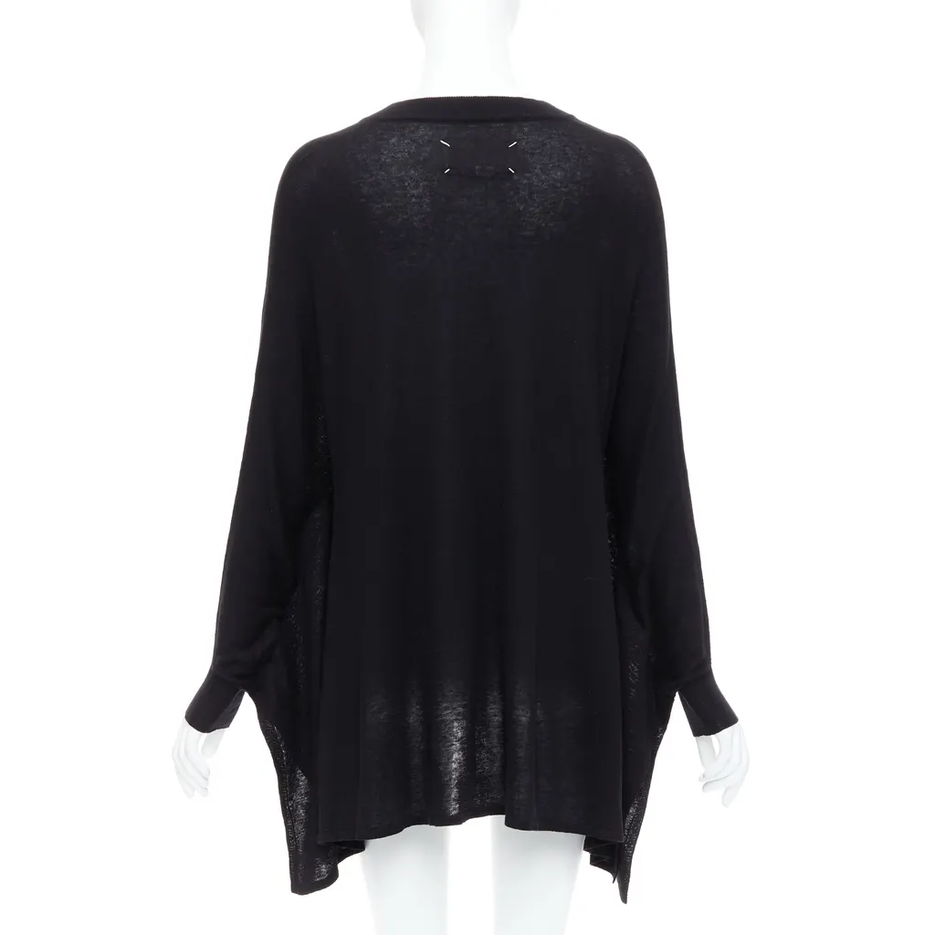 Maison Martin Margiela Batwing Pullover Sweater Grey Silk Never worn - Box View
