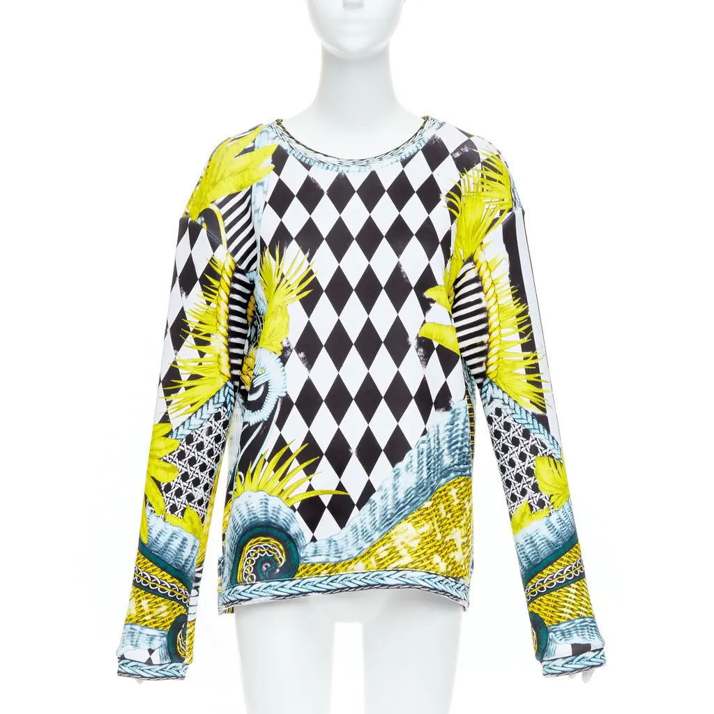 Balmain Checkerboard Pullover MultiColor Polyester Very good - Front View
