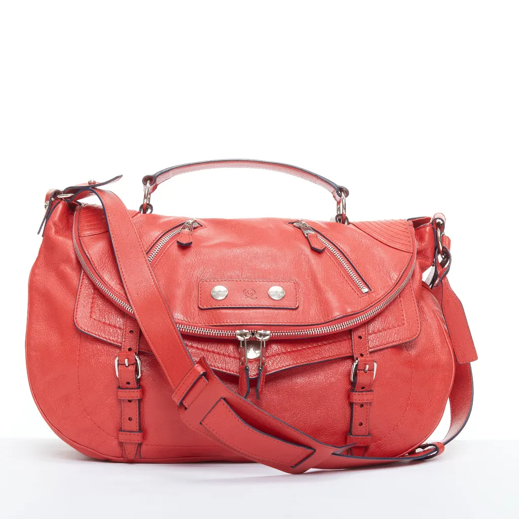 Alexander Mcqueen Faithful Red Leather Very good - Front View