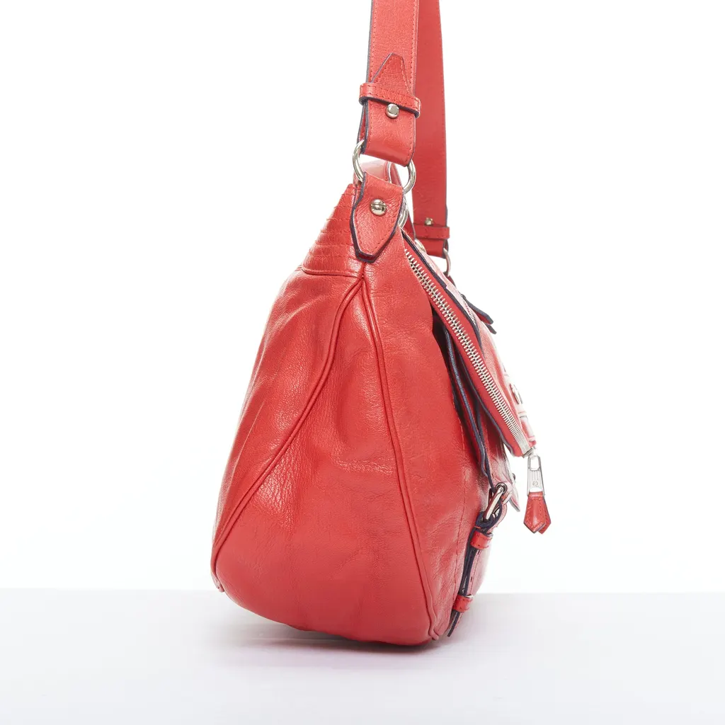 Alexander Mcqueen Faithful Red Leather Very good - Model View