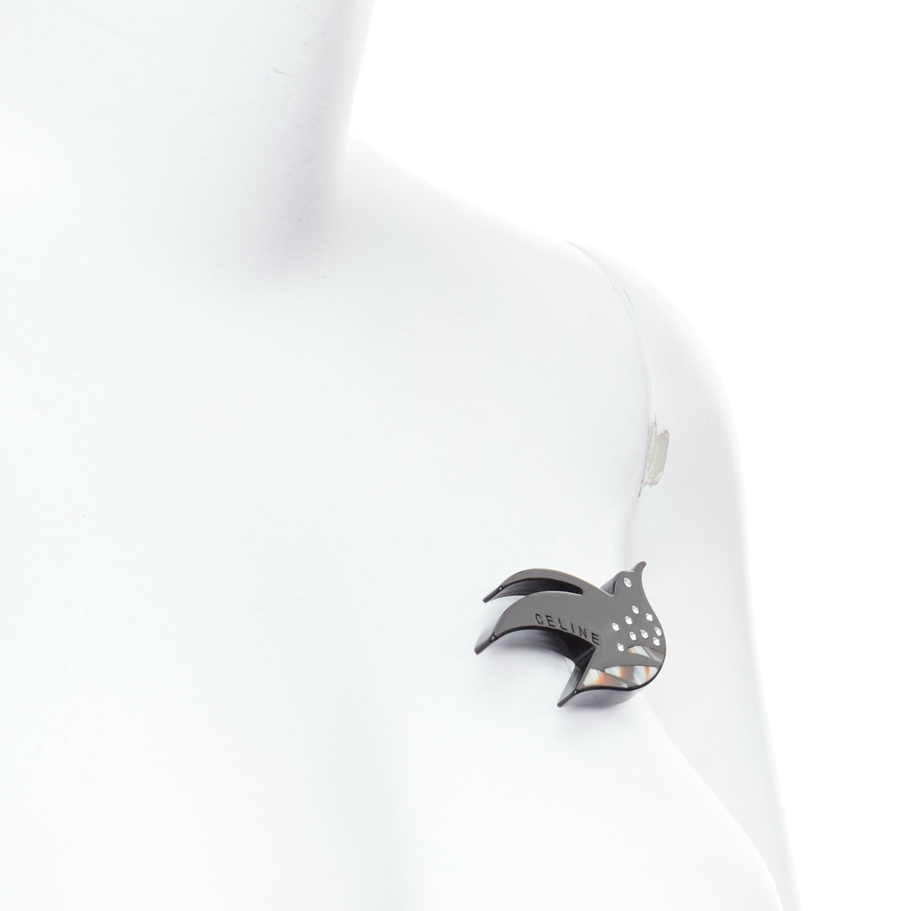 Celine Bird Pin Brooch - Image 6