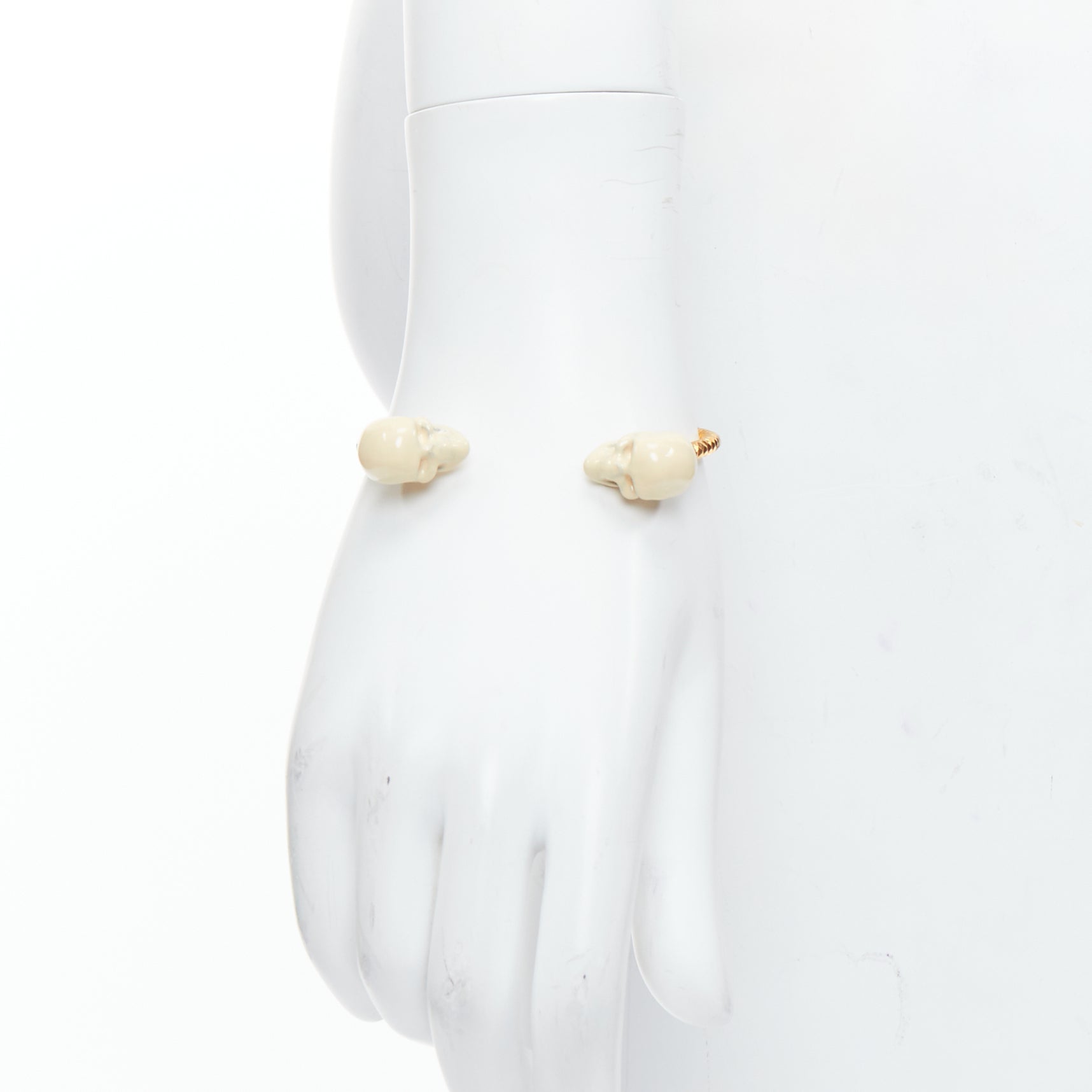 Alexander Mcqueen Faux Pearl Cocktail Bracelet
