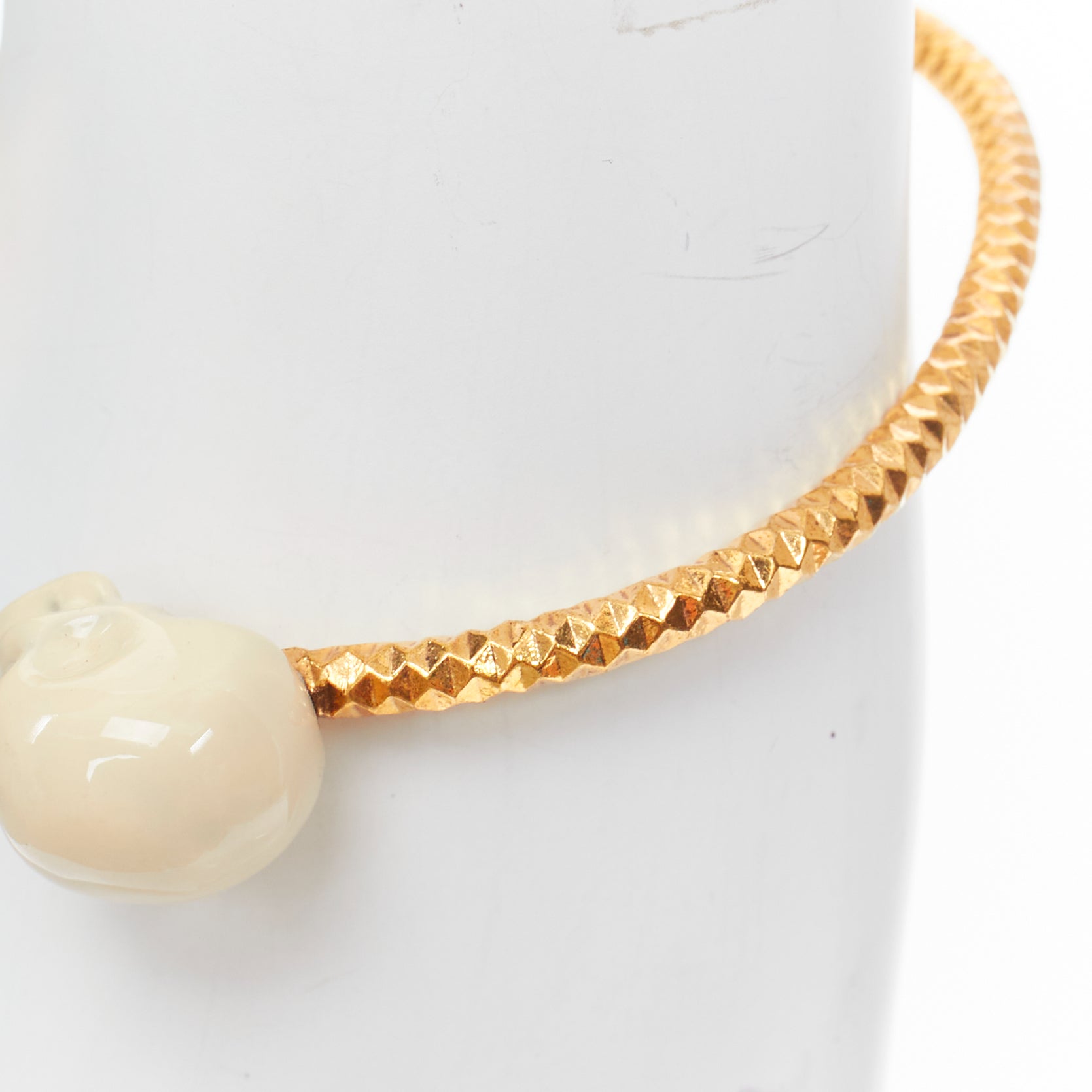 Alexander Mcqueen Faux Pearl Cocktail Bracelet - Image 6