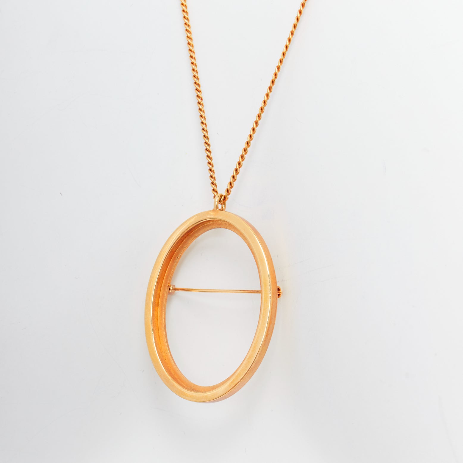 Maison Martin Margiela Hollow Frame Necklace - Back view