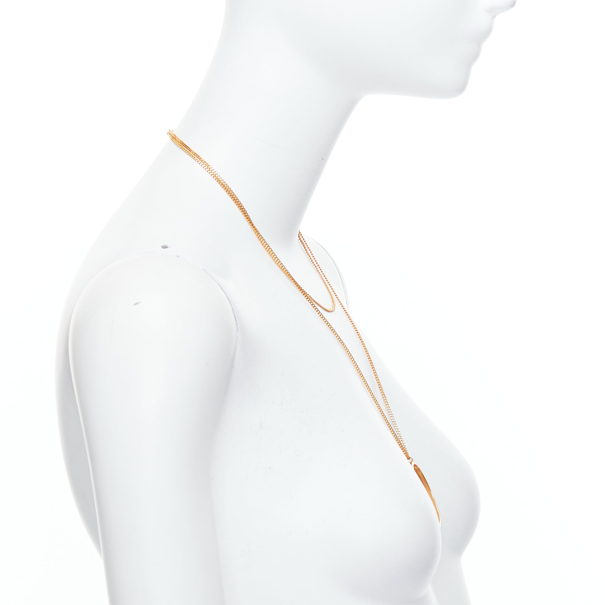 Maison Martin Margiela Hollow Frame Necklace - 4
