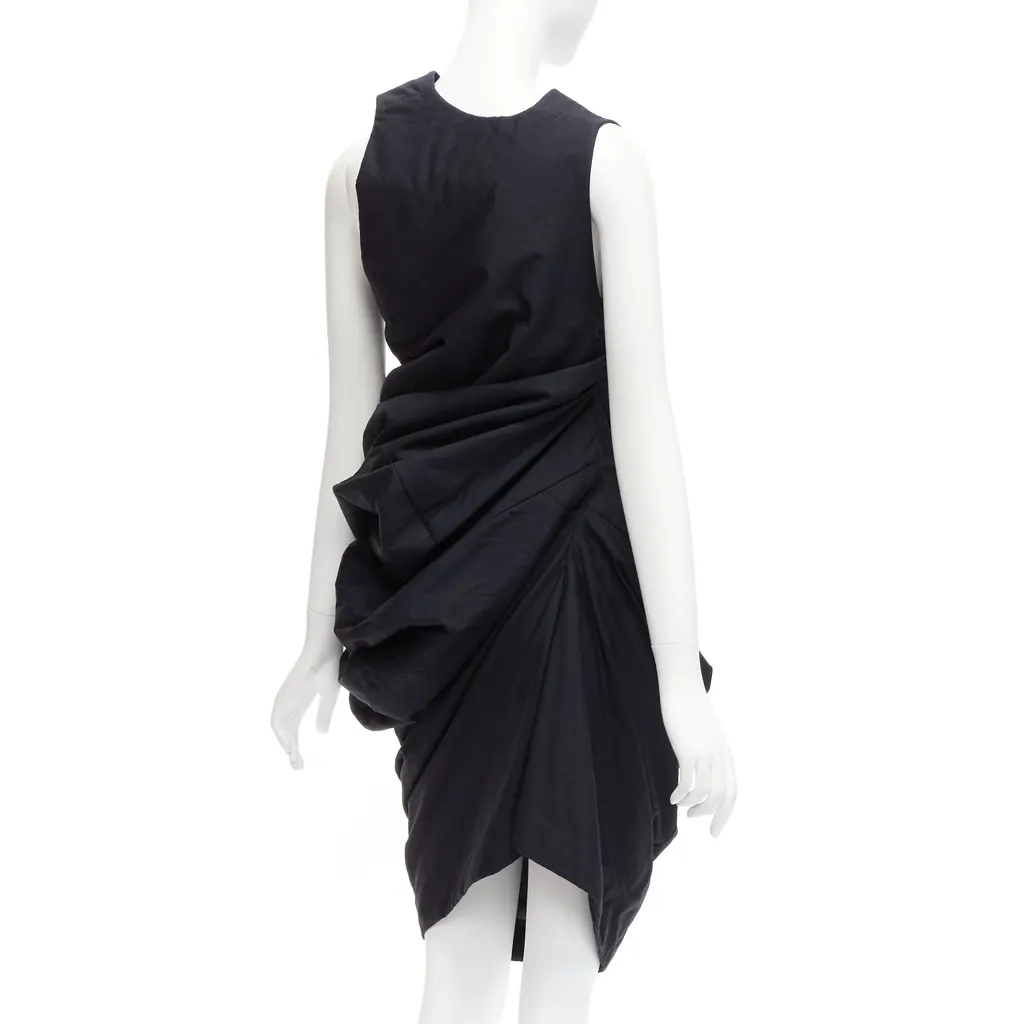 Comme Des Garcons Lumps Bumps Dress Black Polyester Very good - Box View