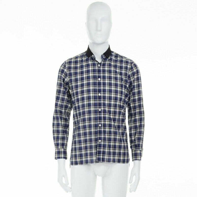 Lanvin Checked Collar Shirt - Image 6