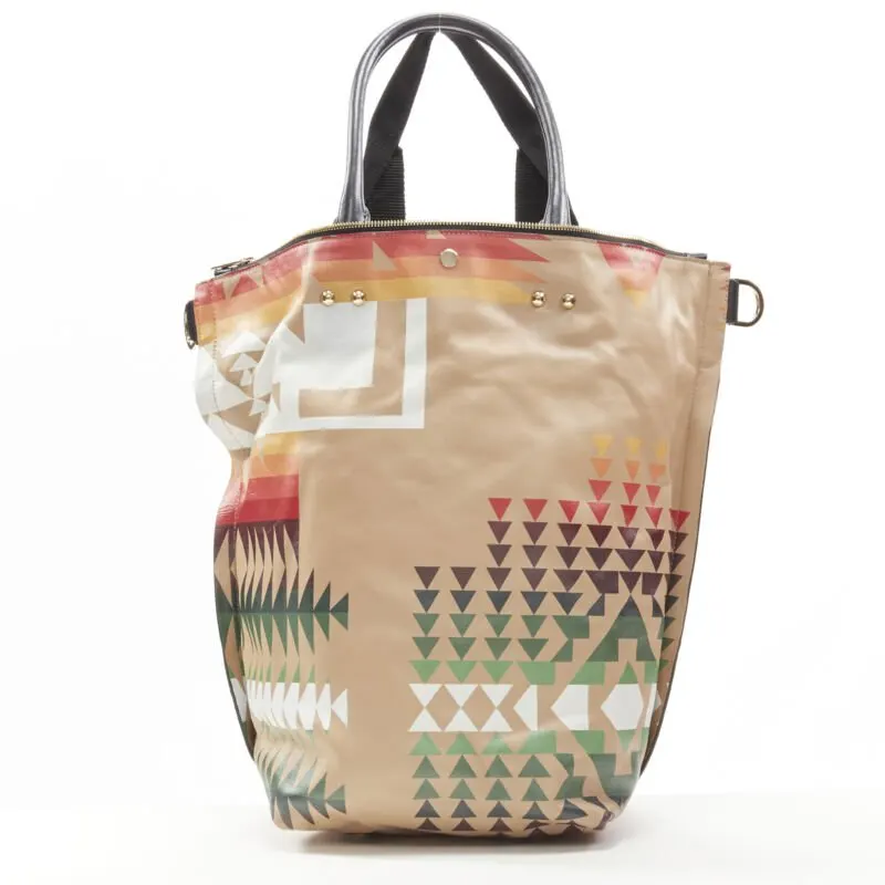 Sacai Gold Satchel Bag MultiColor Leather Very good - Box View