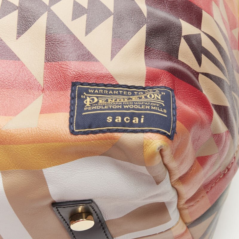 Sacai Gold Satchel Bag - Image 10