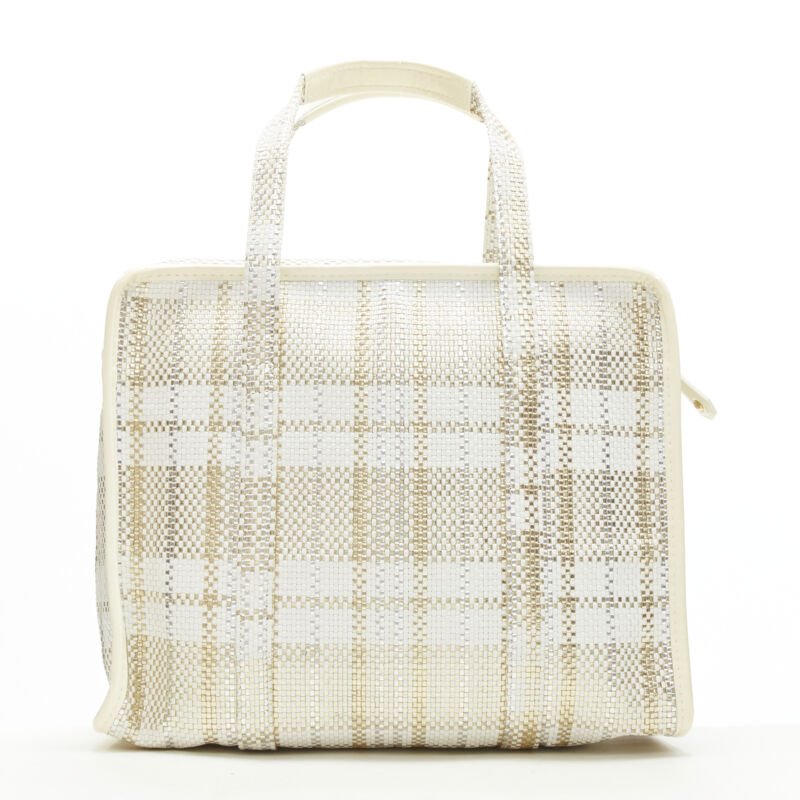 Louis Vuitton Metallic Shopper Tote - Side view