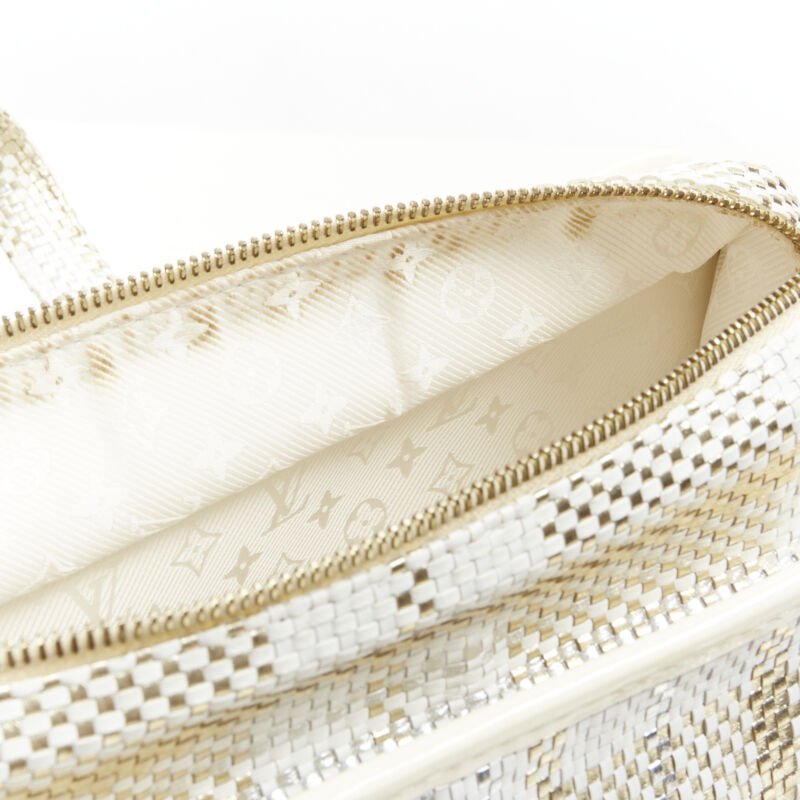 Louis Vuitton Metallic Shopper Tote - Image 11