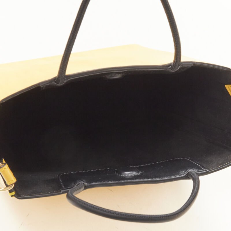 Fendi Yellow Logo Tote Bag - Image 11