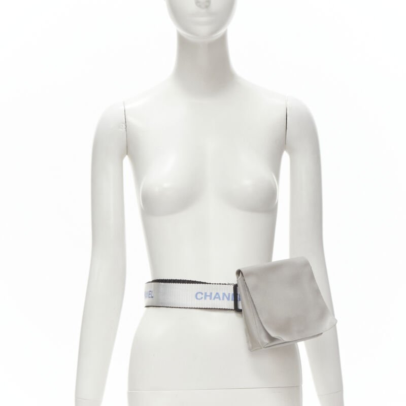 Chanel Vintage Nylon Waist Bag - Back view