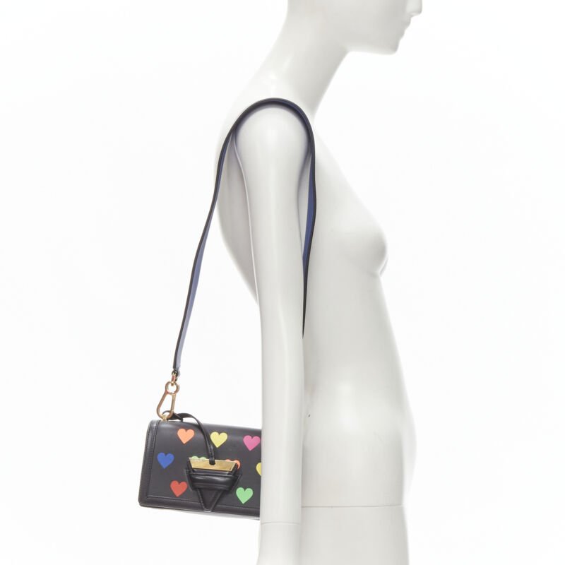 Loewe Heart Print Crossbody - Back view