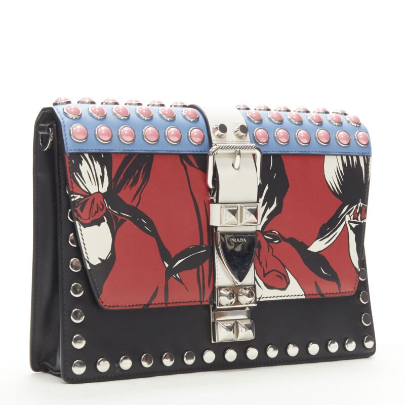 Prada Floral Punk Bag - Image 6